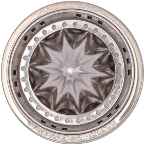 Hand-Pressable Stainless Steel Citrus Juicer Lid for Mason Jars