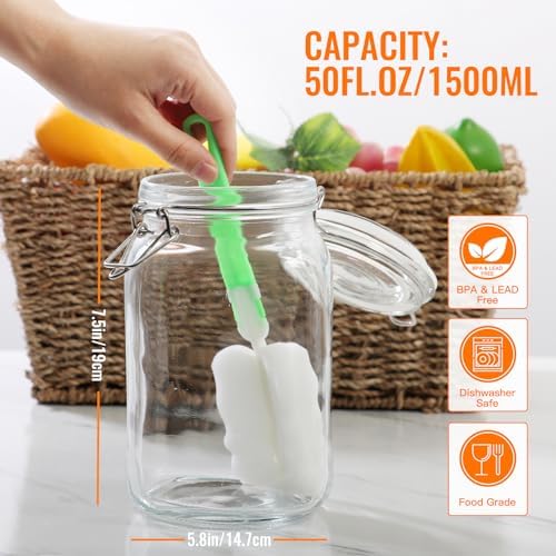 AuroTrends Glass Jars Set