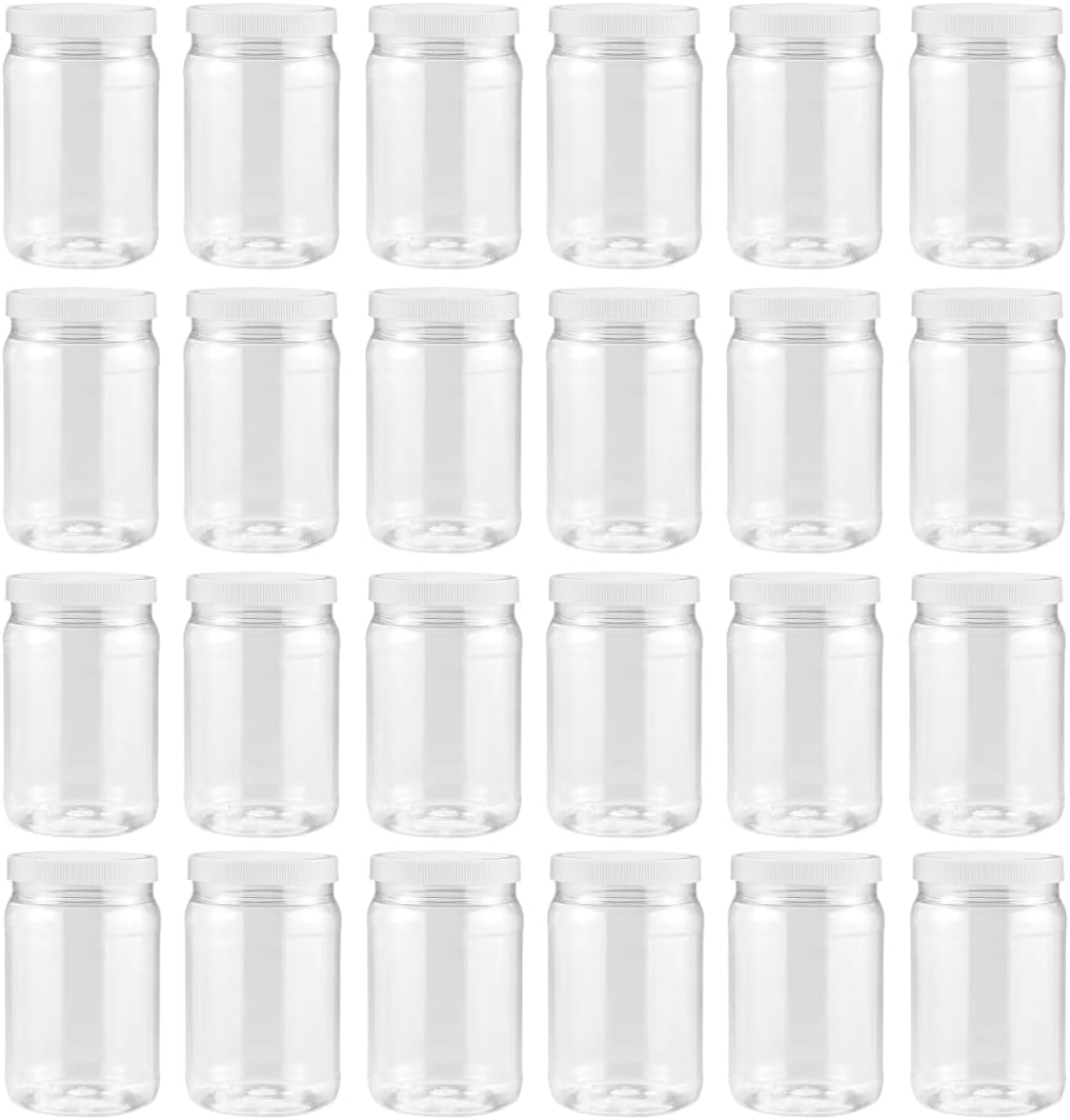 Simple Durable 18 oz Mason Jars with lids