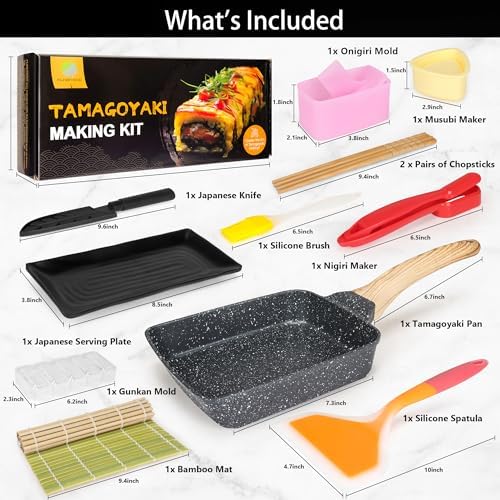 F Bry Snow Tamagoyaki Pan Set