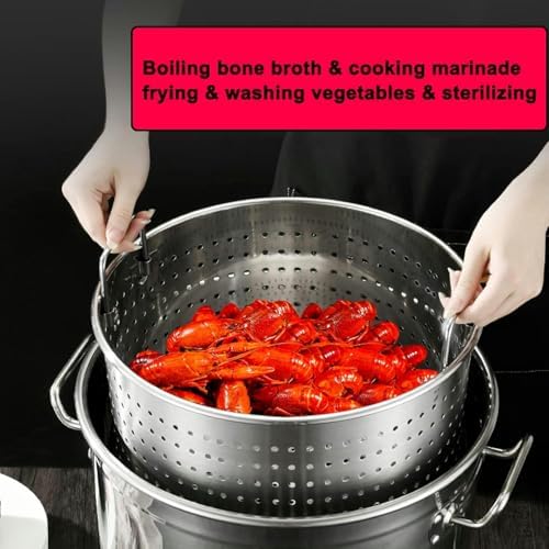 Wzglod Stainless Steel Boil Kit with Perforated Basket