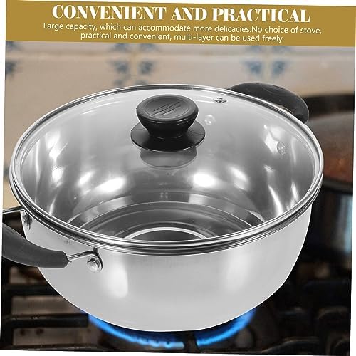 Rust-Proof Stainless Steel Steamer Pot