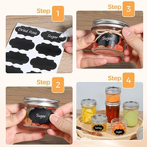 Vivid Jar with Sealed Lids for Canning DIY Projects