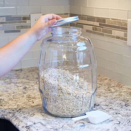 Anchor Hocking 25 Gallon Glass Jar with Lid