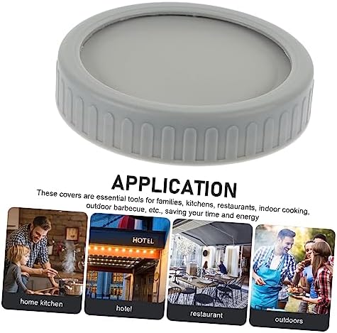 4-Pack Mason Jar lids Self-Closing Canning Jar Top Lid Set