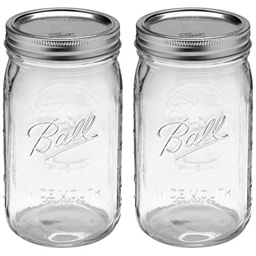 Ball Quart 32oz Jar Set withSilver Lid Preserve Food Perfectly