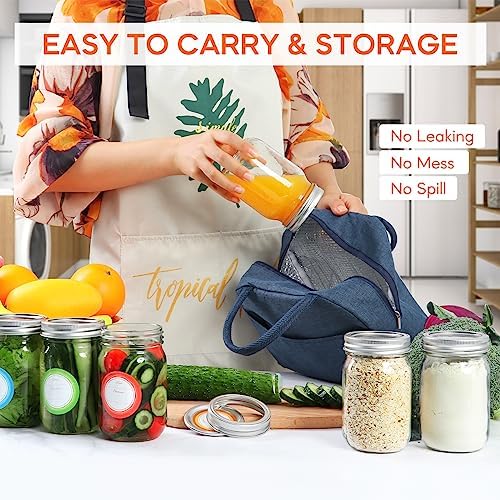 High-Quality 15-Pack Mason Jars for Canning Storage and Fermenting