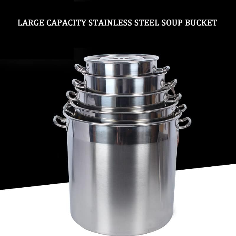 NTumLeap Stainless Steel Stock Pot for Seafood Boiling and Steaming 45Qt63Qt