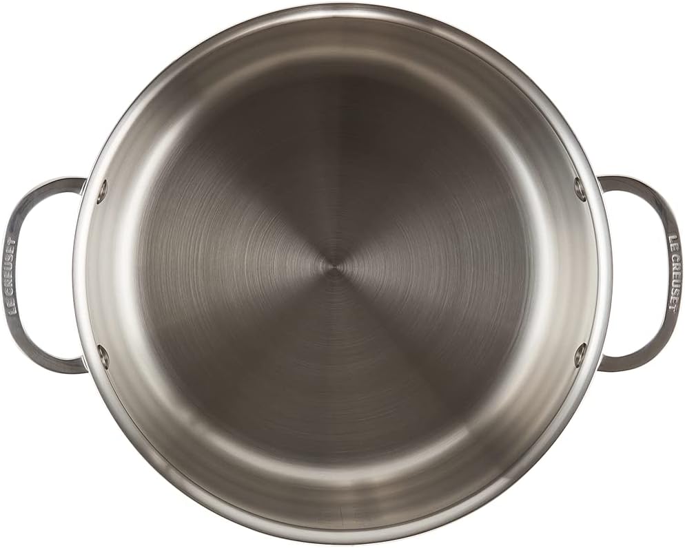 Le Creuset Tri-Ply Stainless Steel 9 Quart Stockpot Energy-Optimized