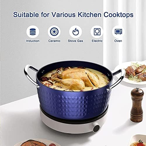 Sturdy 37 Quart Stock Pot with Nonstick Design