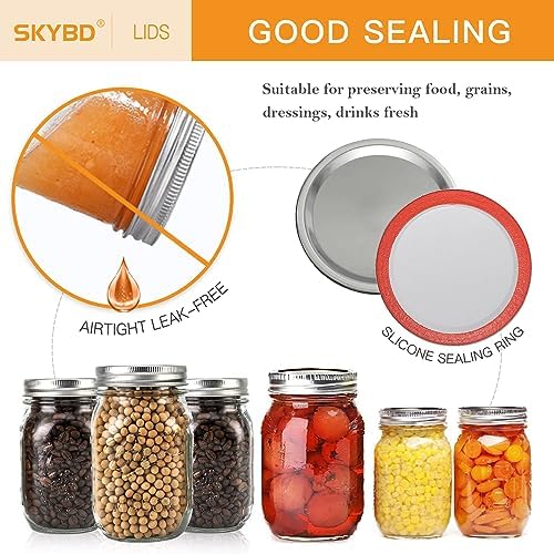 100-Count Wide Mouth Canning Lids