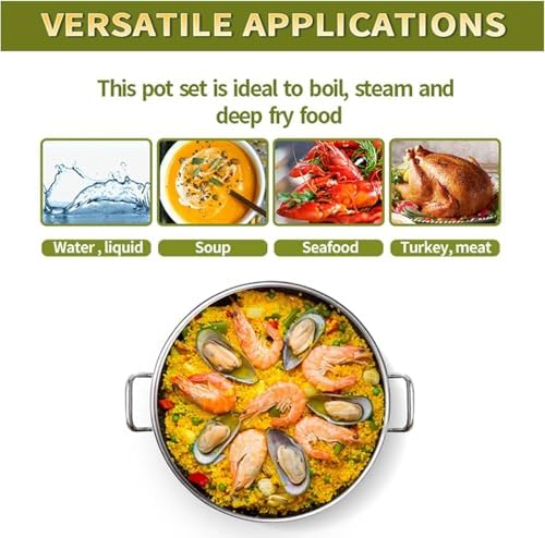 Wzglod Stainless Steel Boil Kit with Perforated Basket