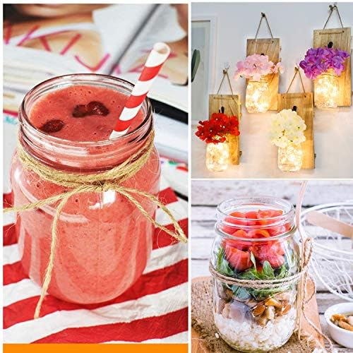 QAPPDA 15-Piece Preserve Canning Jars 16oz