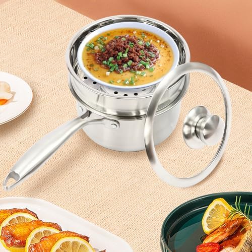 Versatile Stainless Steel Saucepan with Steamer Basket