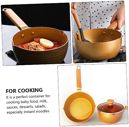 Ergonomic Non-Stick 18cm Milk Pan for Cooking