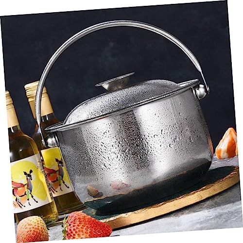 Cozy Multi-Purpose Stainless Steel Cooking Pot and Serving Bowl