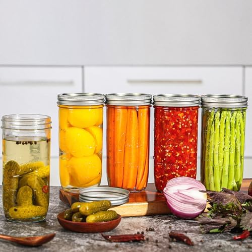 Premium 24oz Mason Jars for Canning More