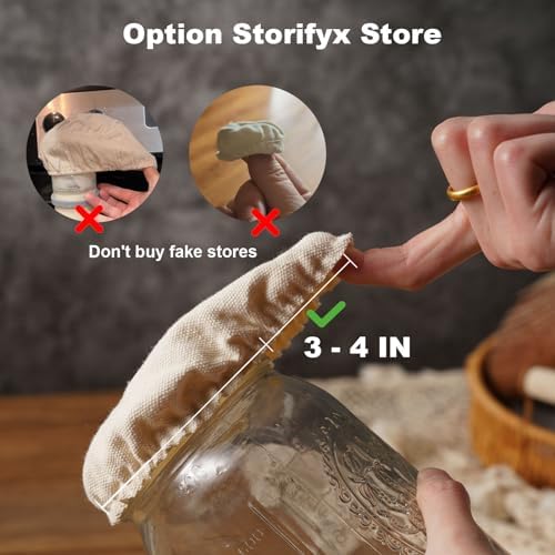 FyndraX 5-Pack Cloth Lids for Fermentation