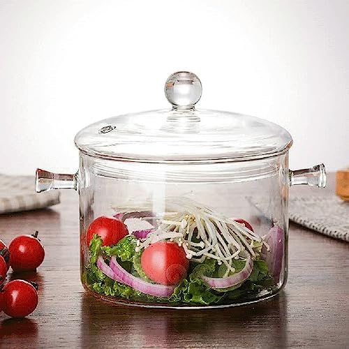 Fast-Secure Fine Glass Cooking Pot 15L