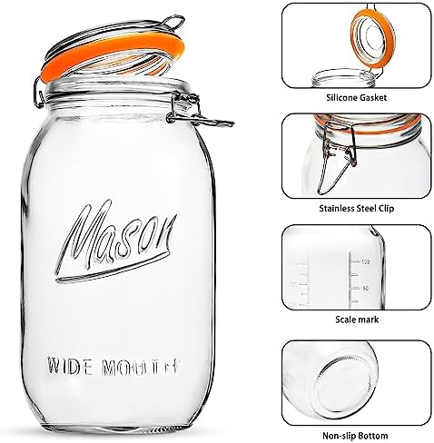 Premium Homeopathic Mason Jars