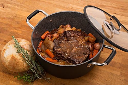 8 Qt Nonstick Italian Made PTFE-Free Induction Compatible