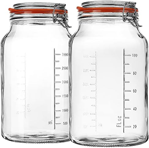 Super Wide-Mouth Leak-Proof Glass Jars for Canning