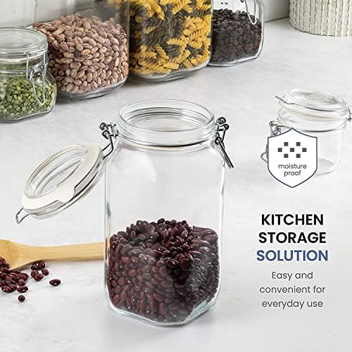 Bormioli Rocco Fido Clear Jar 33-34-Ounce