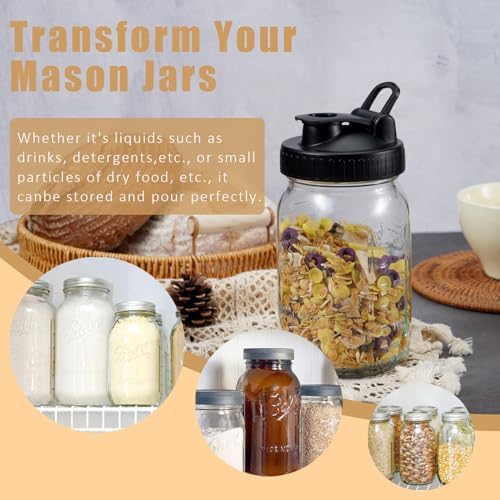 Pour Perfectly with the FyndraX Pour Spout Lid for Mason Jars