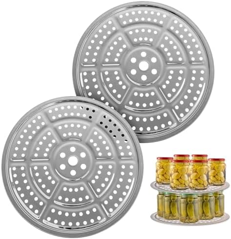 2-Pack Stainless Steel Canning Rack for Pressure Cookers