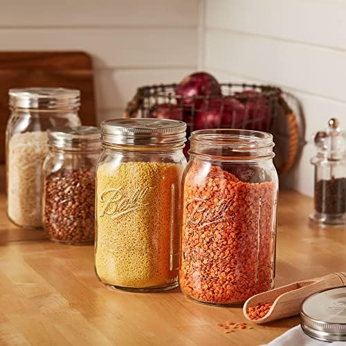 One-Piece Stainless Steel Mason Jar Lids Silver 6-Pack