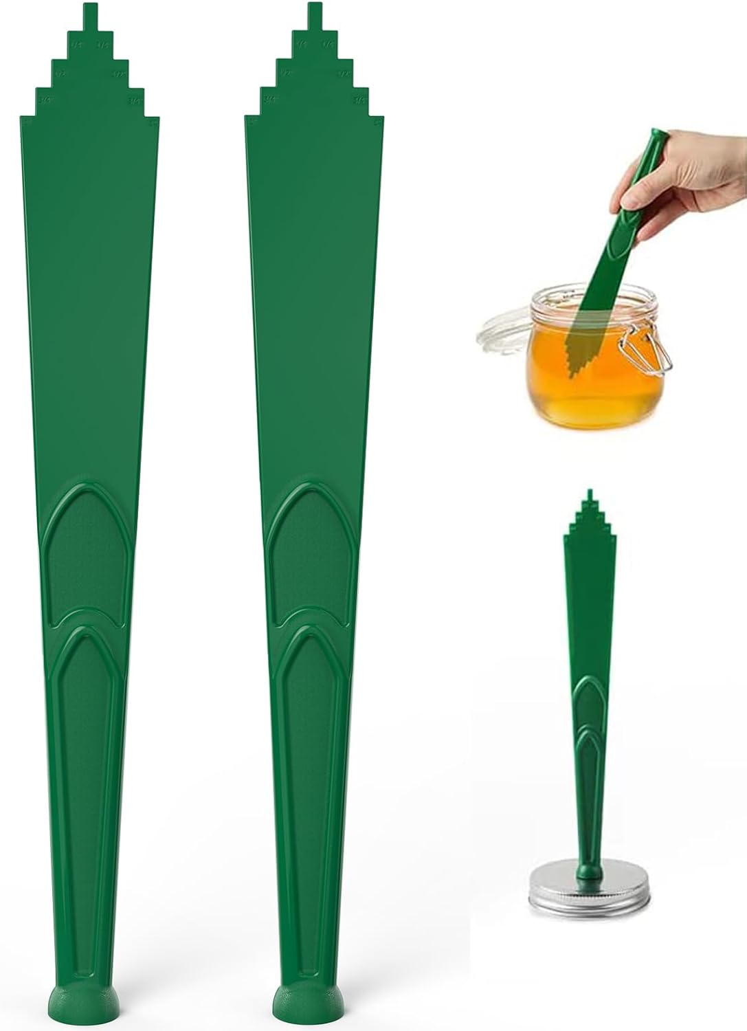 P Magnetic Jar Lid Lifter Canning Bubble Popper Remover Measurer 3 In 1