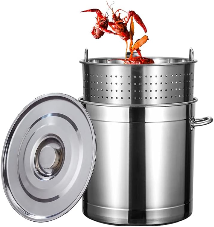 Stainless Steel Stockpot Steamer Pot