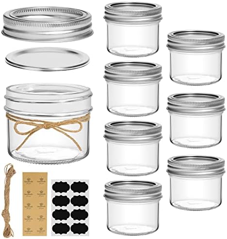 Vivid Jar with Sealed Lids for Canning DIY Projects