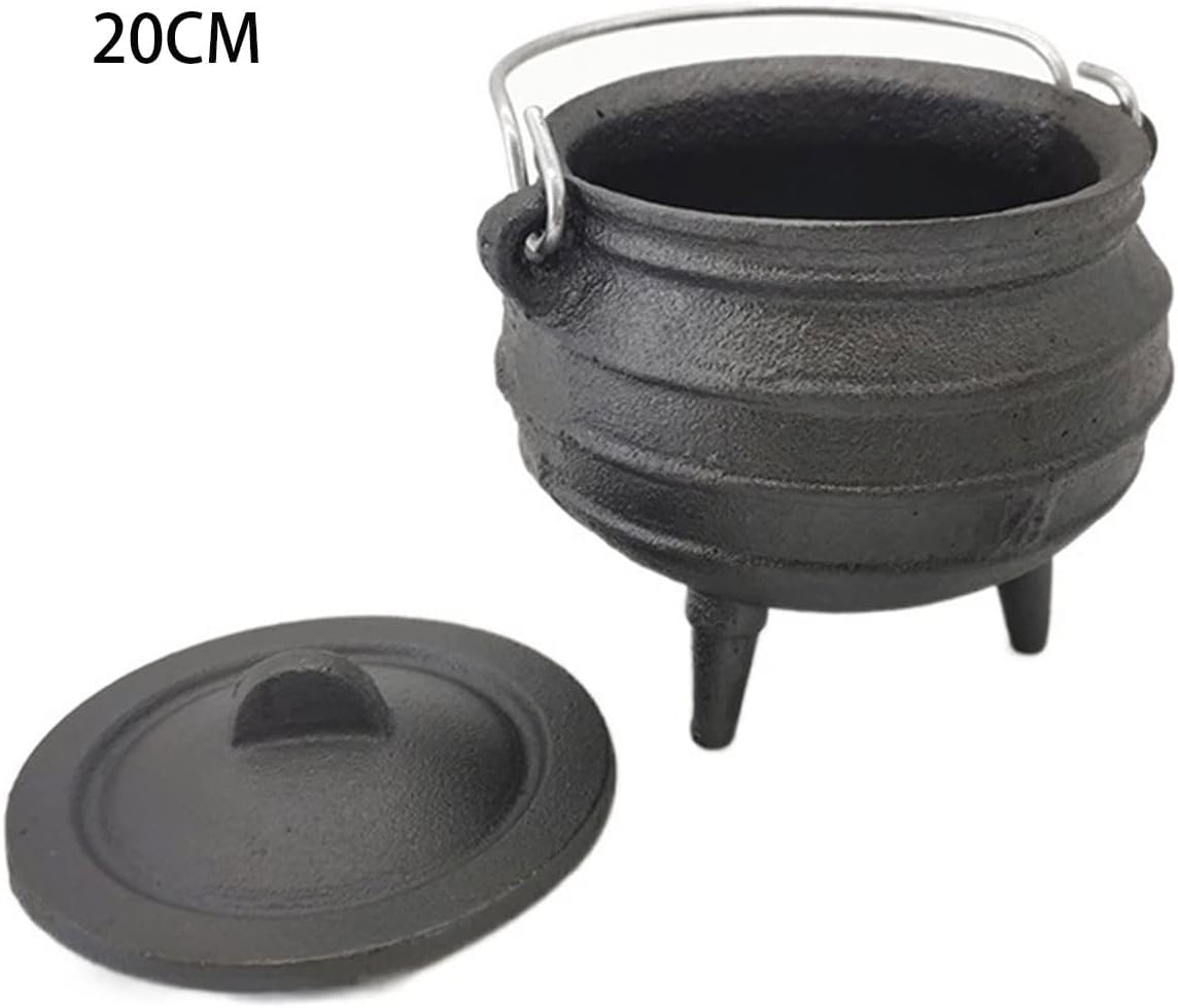 CTXDLKSmall Cast Iron Pot for Outdoor Cooking
