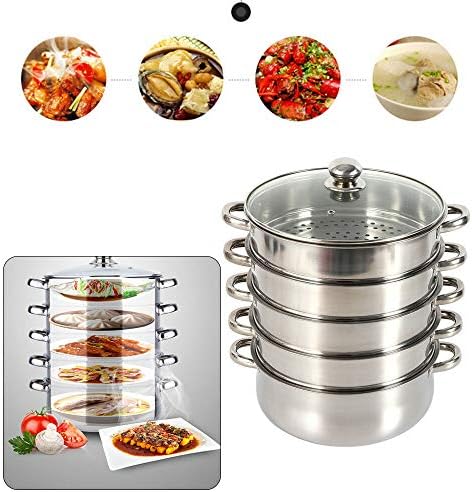 Kangten 5-Tier Multi-Purpose Stock Pot and Steamer Pot