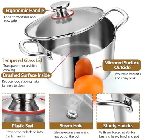 PP CHEF 8 Quart Stockpot