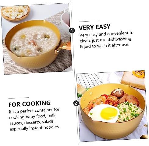 Ergonomic Non-Stick 18cm Milk Pan for Cooking