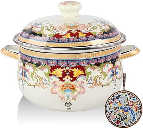 XgxozHigh-Quality Nonstick Stockpot with Lid Oven Safe Heat Retaining