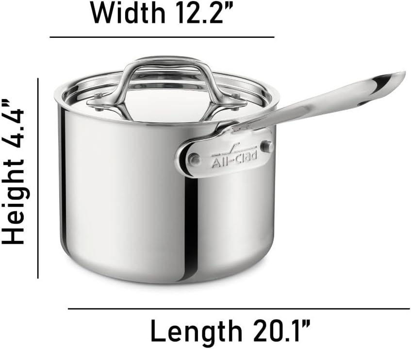 Ultimate Durable 2 qt Covered Saucepan for the Home Chef