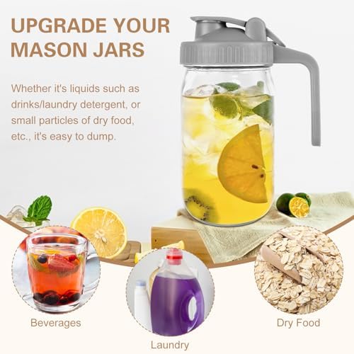 Leak-Proof Mason Jar Lid for Cold Brew Coffee More
