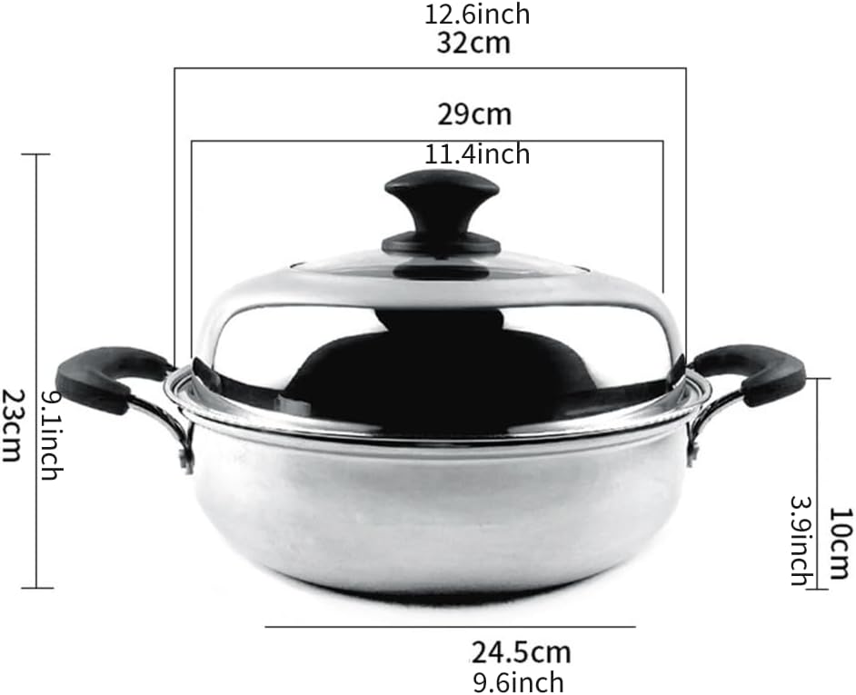 Sturdy Stainless Steel Stock Pot