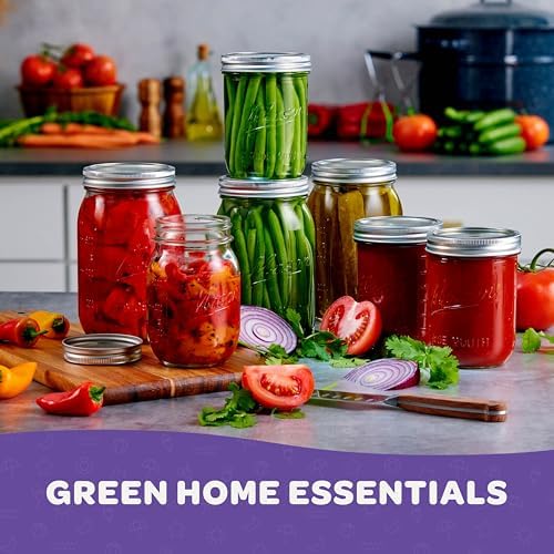 Premium Mason Jars for Canning Fermenting and More