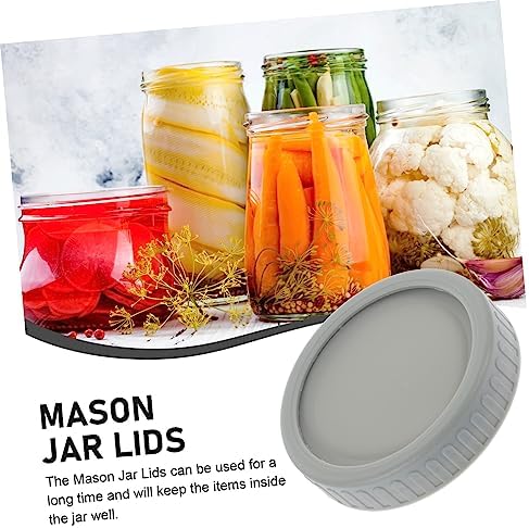Mason Jar Lids Reusable Anti-Leakage Mason Jar Lids Wide Mouth