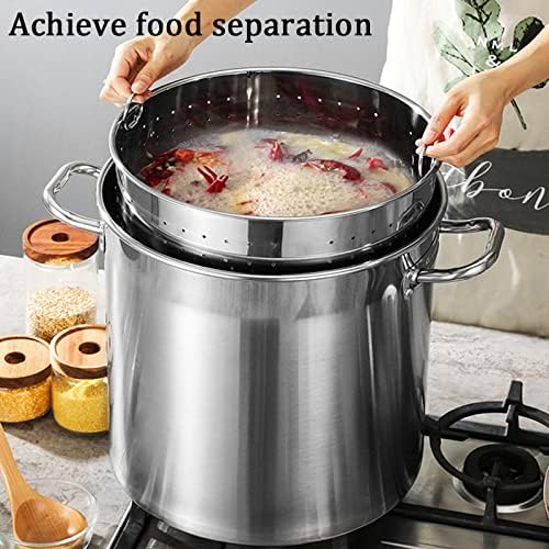 AIZYR Stainless Steel Stockpot 27Qt 45Qt 63Qt Large Set