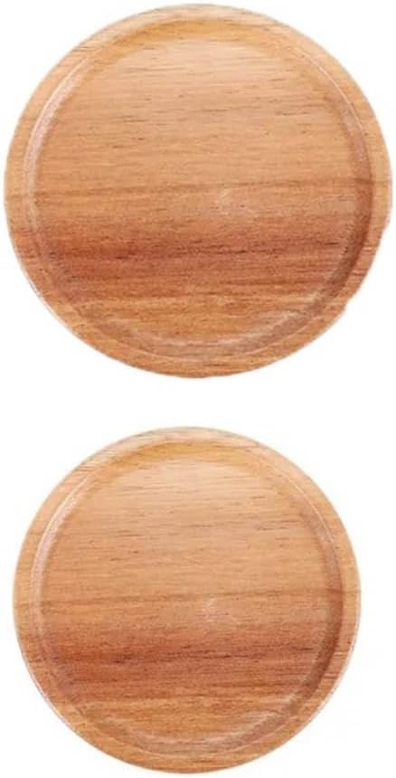 Leadigol 2-Pack Wood Lids for Mason Jars