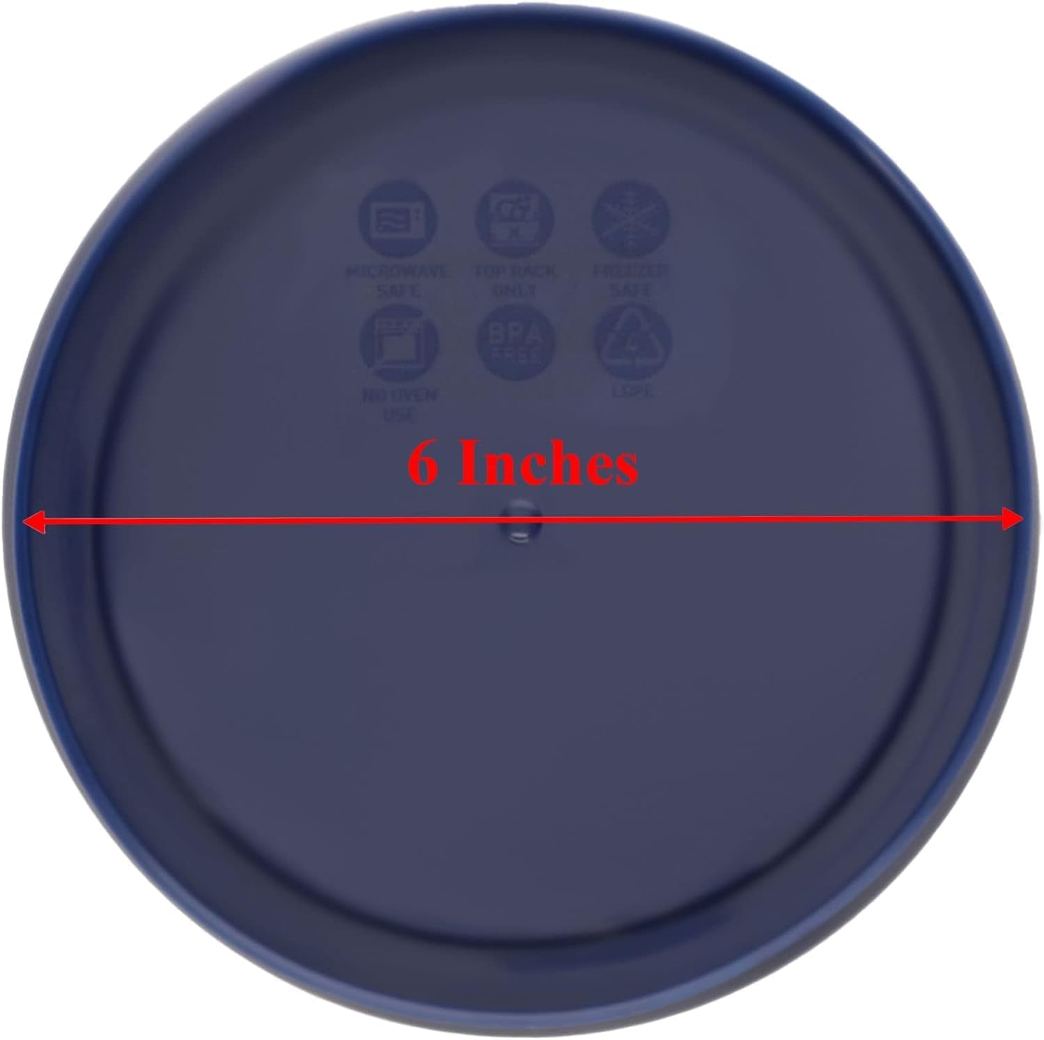 4-Piece Pyrex Blue Plastic Lids