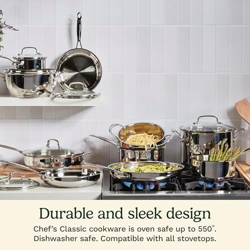 Perfect for Professional Cooking Cuisinart 1 Quart Saucepan with Cover