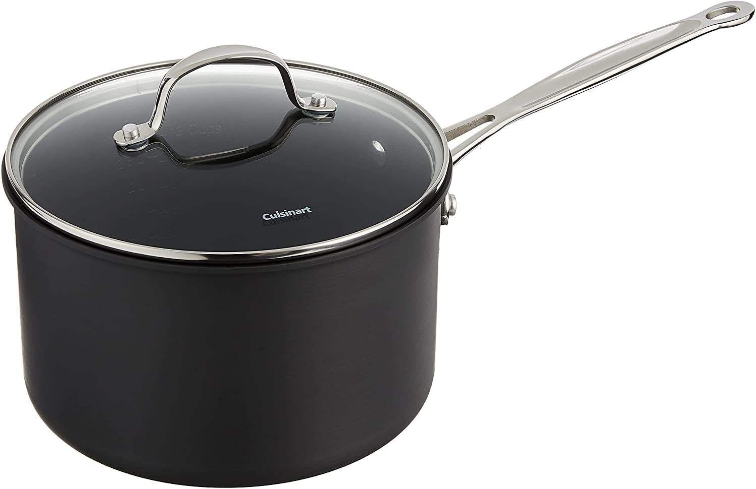 Pro_friend Cuisinart Chefs Classic 4-Quart Nonstick-Hard-Anodized Saucepan wCover