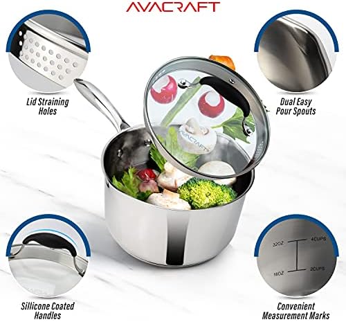 AVACRAFT Multi-Purpose 15QT Saucepan