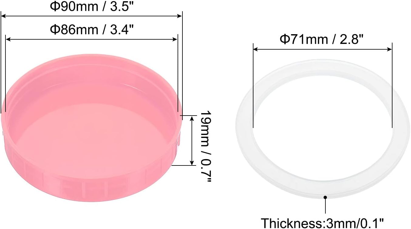 High-Quality 86mm Mason Jar Lids Set 6 Pieces